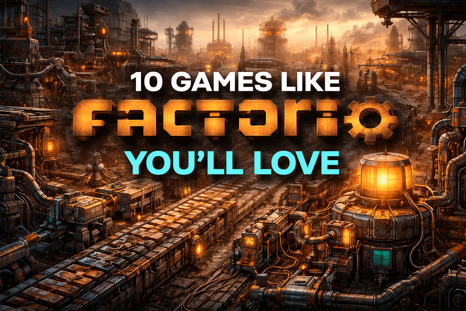 10 Games Like Factorio You'll Love
