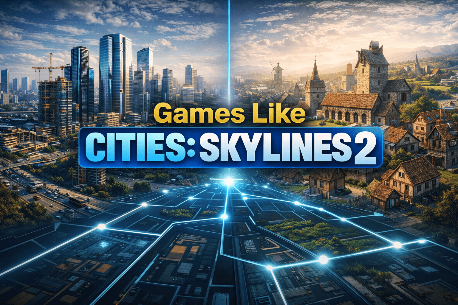 Cities Skylines 2 alternatives city planning cover art