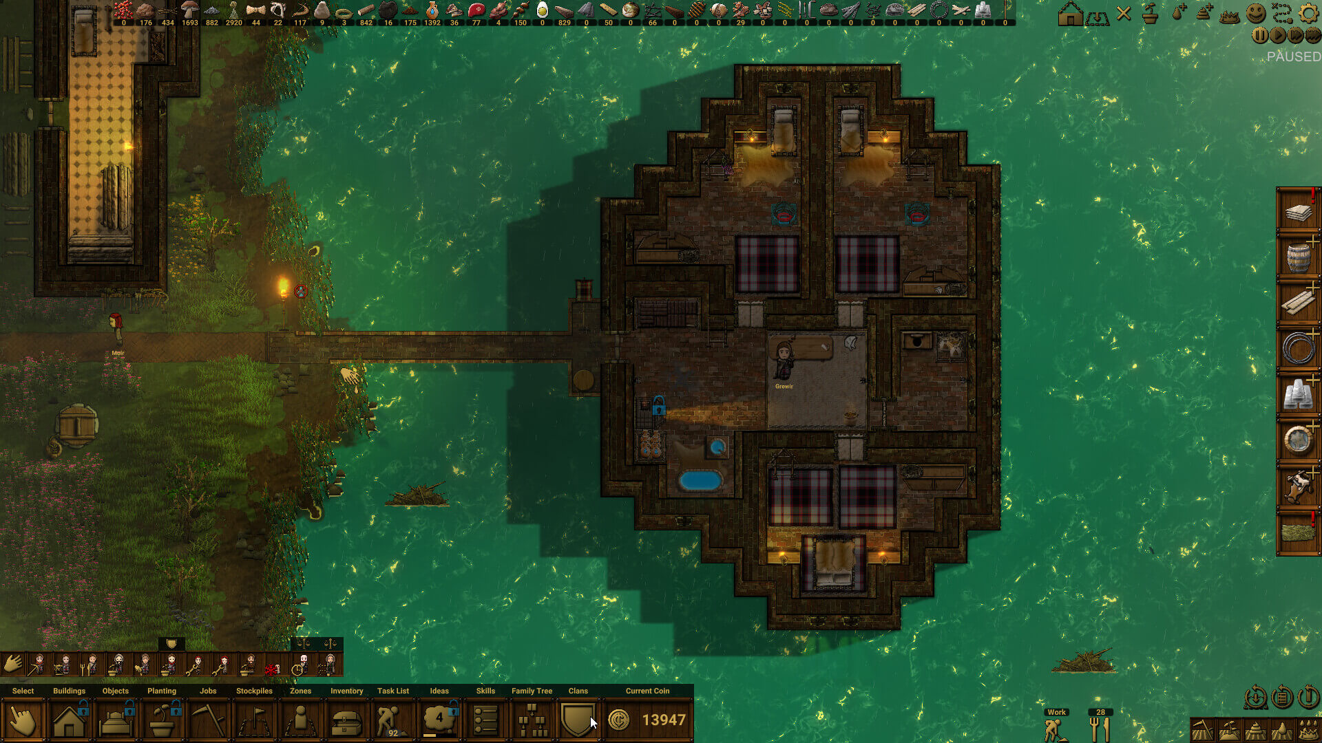 Clanfolk medieval Scottish Highlands colony sim and family survival