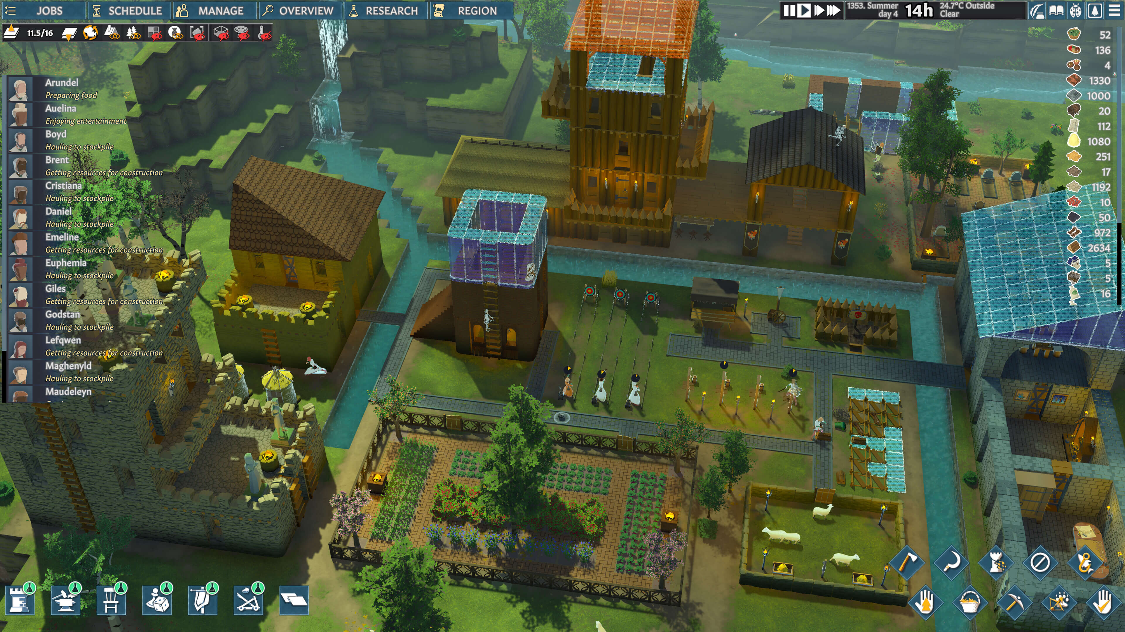 Going Medieval medieval colony building and defense