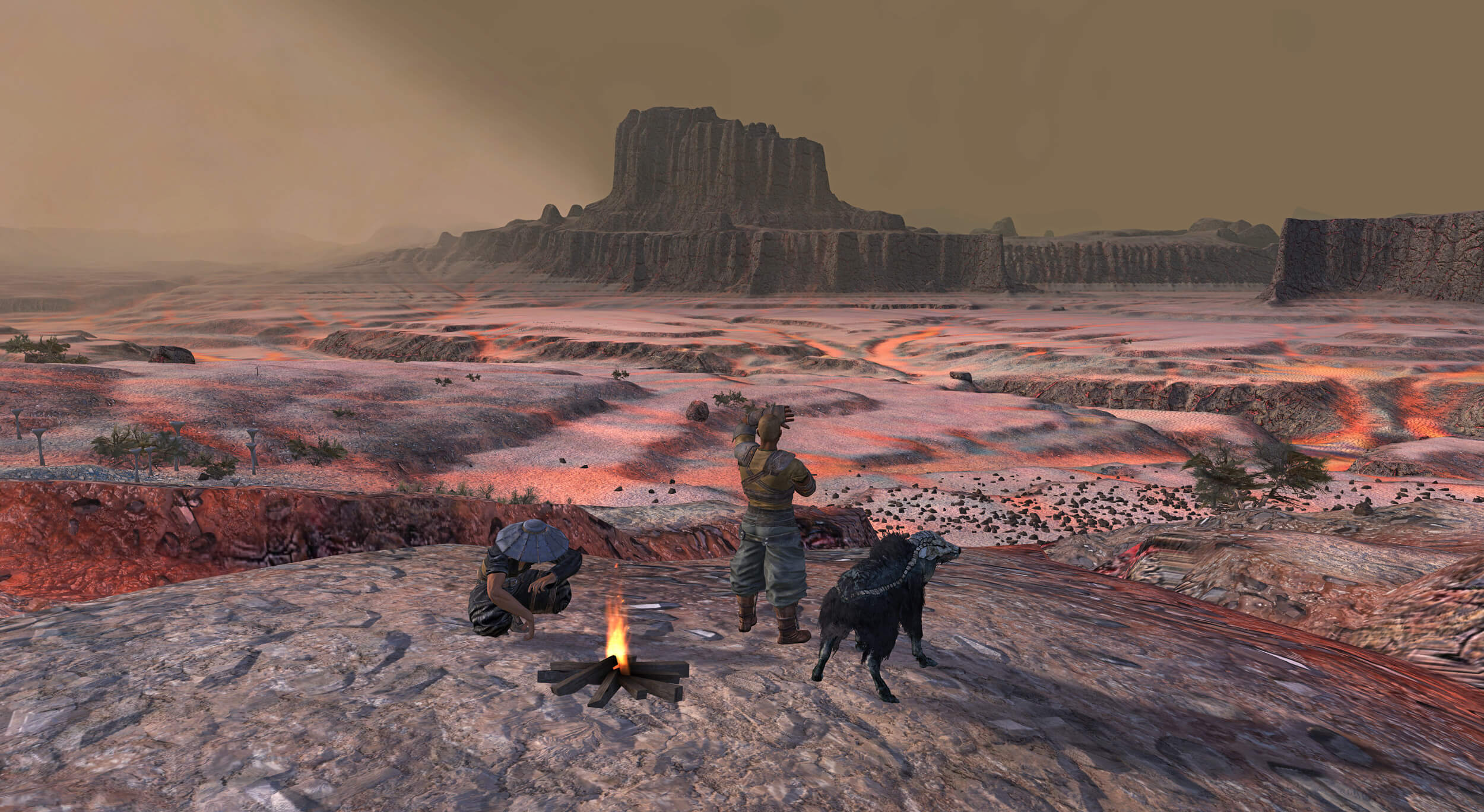 Kenshi open-world squad survival, outposts, and harsh sandbox combat