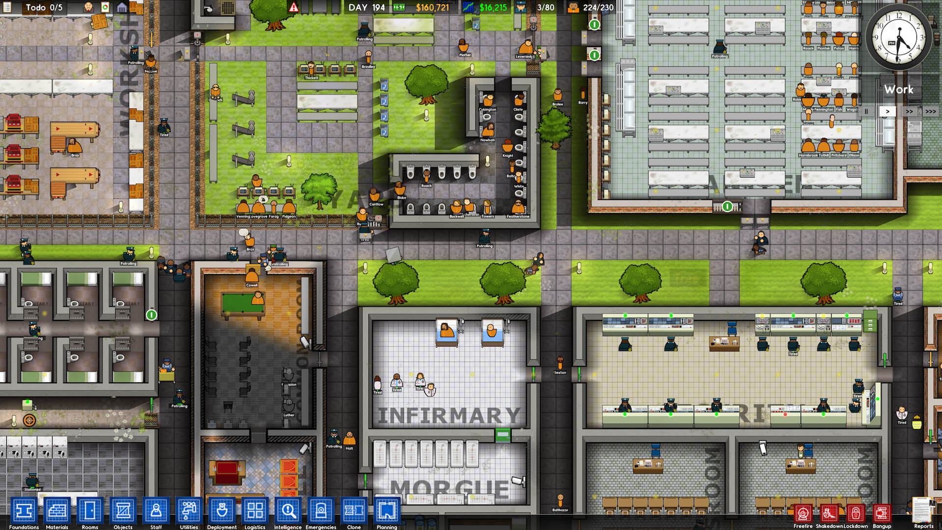 Prison Architect prison design and inmate management