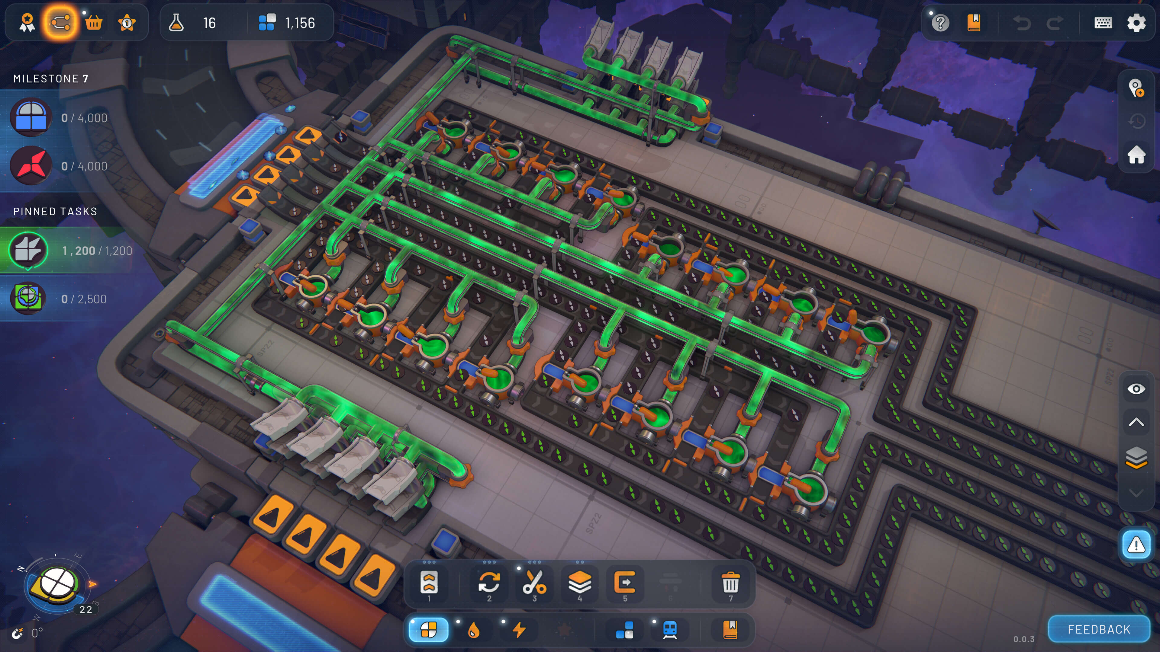 Shapez 2 automation puzzles with conveyor factories
