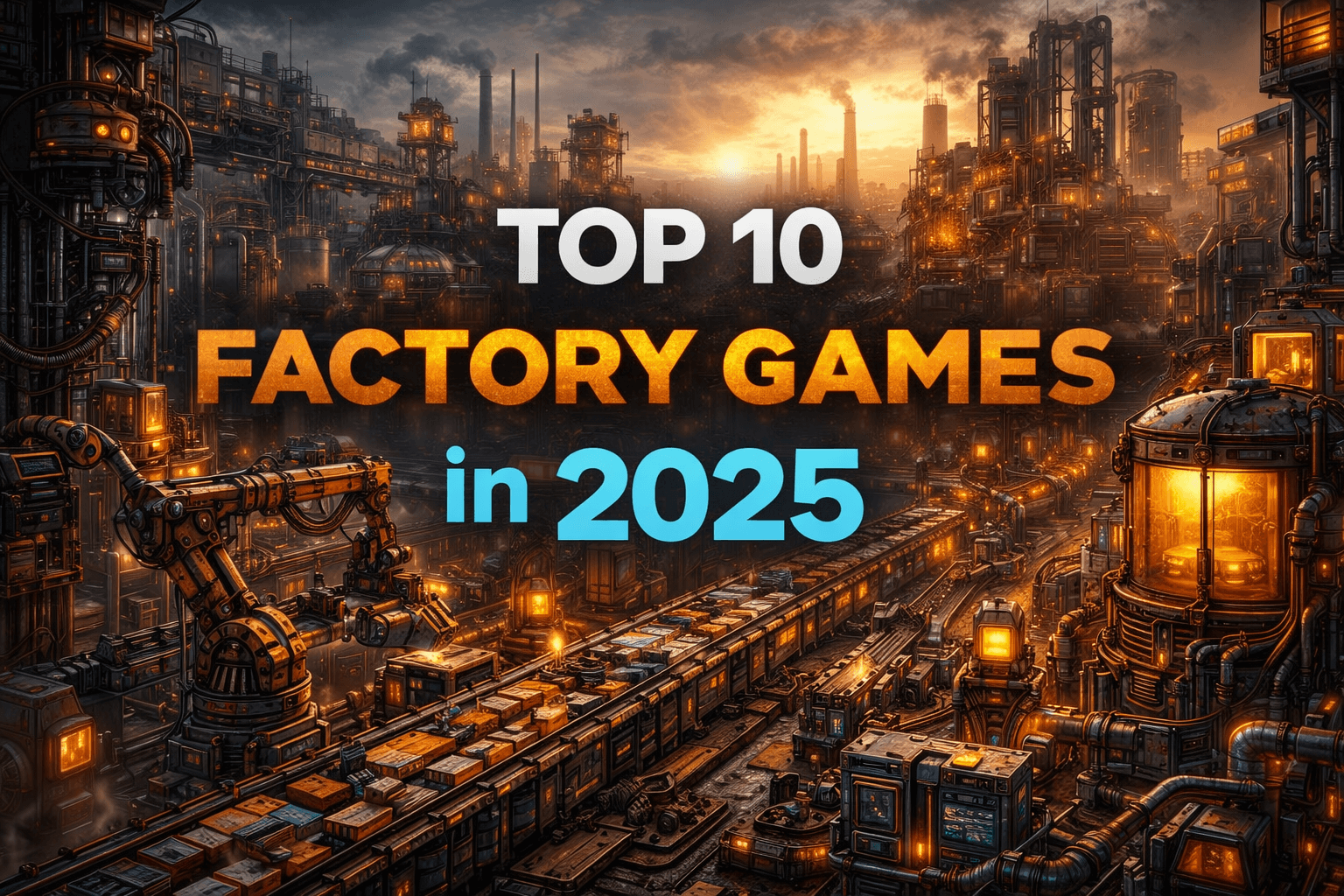 Top 10 Factory Games of 2025: A Year-End Recap