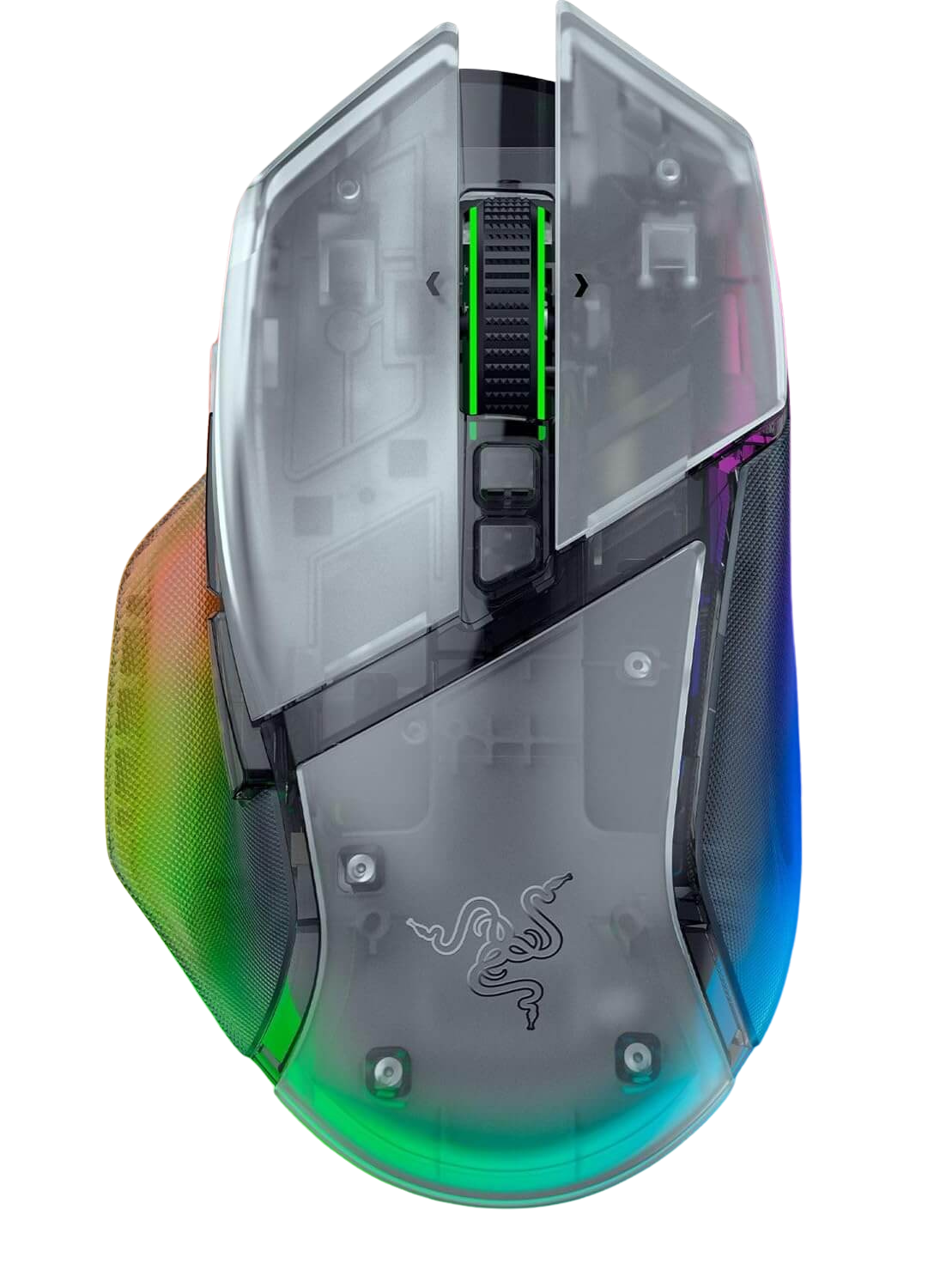 Razer Basilisk V3 Pro wireless gaming mouse with RGB lighting